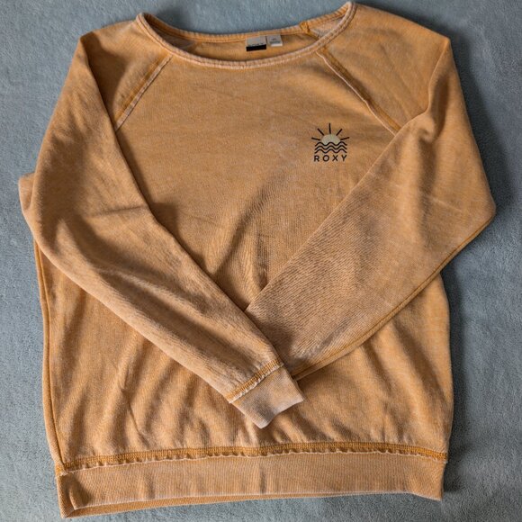 3/$30 Roxy sun faded crew neck orange - Picture 1 of 6